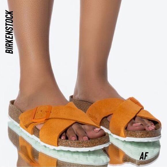 BIRKENSTOCK SIENNA SOFT FOOTBED IN RUSSET NEW SIZE 40 - Picture 1 of 5